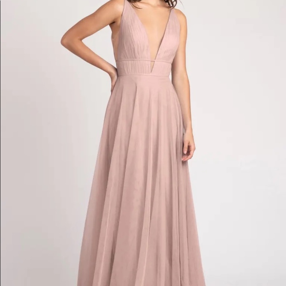 Jenny Yoo, Whipped Apricot Tulle, Size 12 Bridesmaid Dress